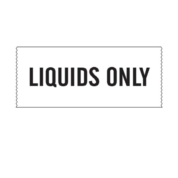 Printed Chart Tape - Liquids Only